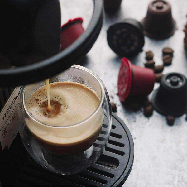 Couleur 3 capsule Capsules de Café Rechargeables Pour Nespresso Inissia, en  Acier Inoxydable et Deeur, Vente