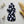 Charger l&#39;image dans la galerie, La Maison du Bambou Noir motifs pétales Lot de 4 serviettes hygiéniques réutilisables de nuit - (ou flux important la journée) + pochette de rangement
