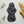 Charger l&#39;image dans la galerie, La Maison du Bambou Noire à fleurs noires Lot de 4 serviettes hygiéniques réutilisables de nuit - (ou flux important la journée) + pochette de rangement

